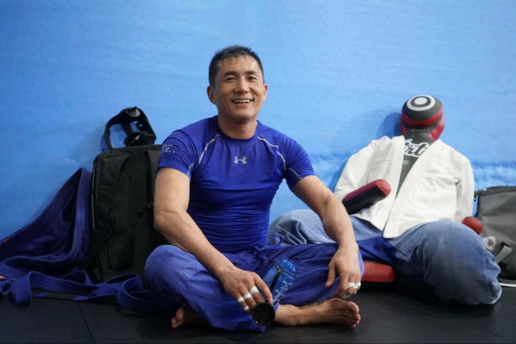 Mike Ling on the mat, from the Entrepreneur article